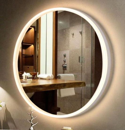 Framed Modern LED mirror