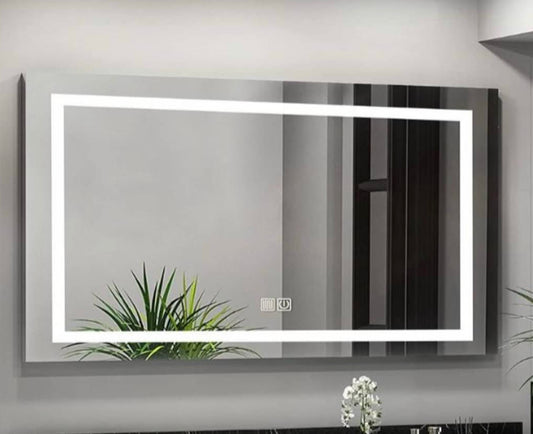 Large Rectangle LED Mirror