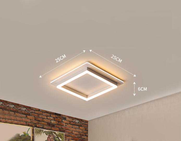 Luxurious White Square Led Corridor Light