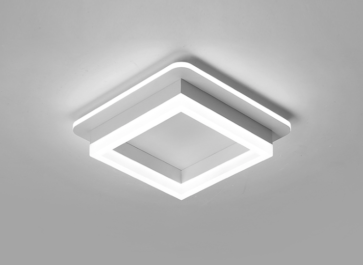 Luxurious White Square Led Corridor Light