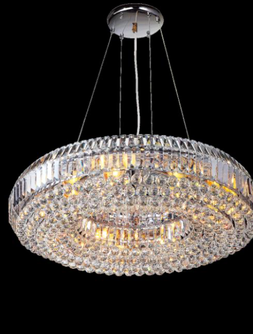 Luxurious Dining Room Crystal Ring Chandelier