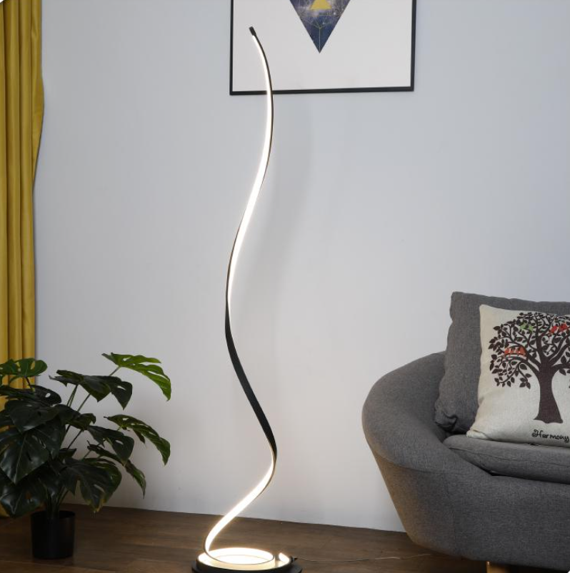 Modern Luxurious Swirl Floor Lamp